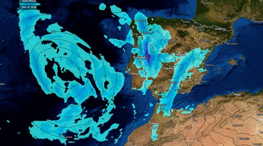 Llega una borrasca cargada de lluvias